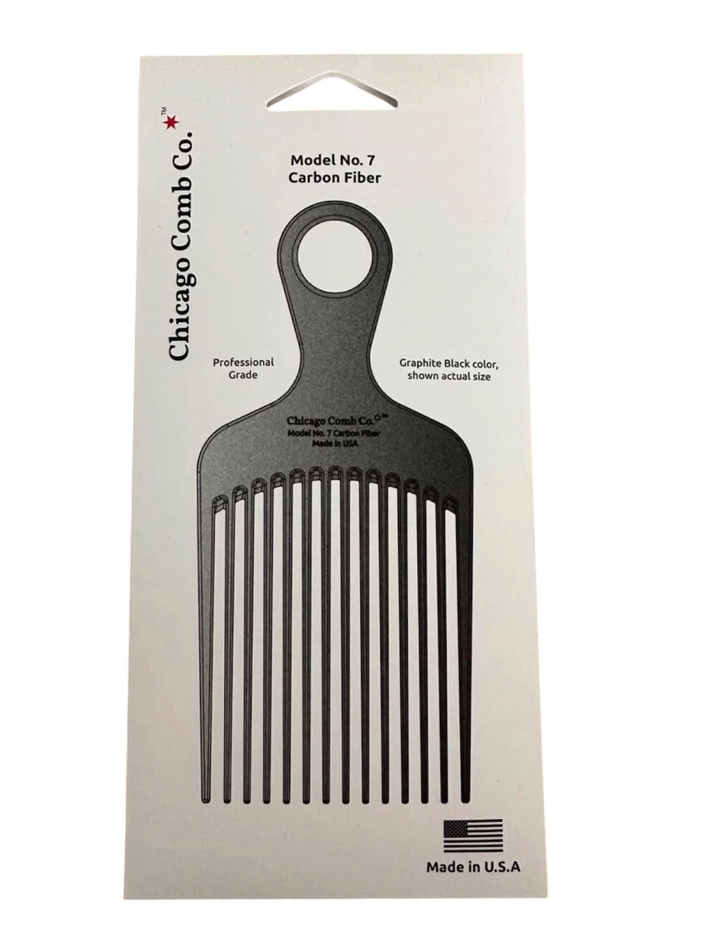 Carbon Fiber Hair Pick